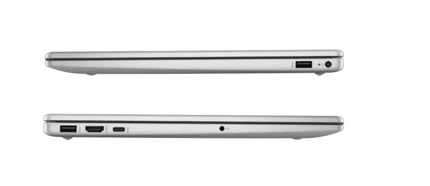 HP-15 Laptop AMD Ryzen 5-7520U 15.6inch FHD 512GB SSD 8GB RAM Shared AMD Radeon Graphics Win11 English Keyboard Touch Display Natural Silver International Version - [15-FC0146DX] 4
