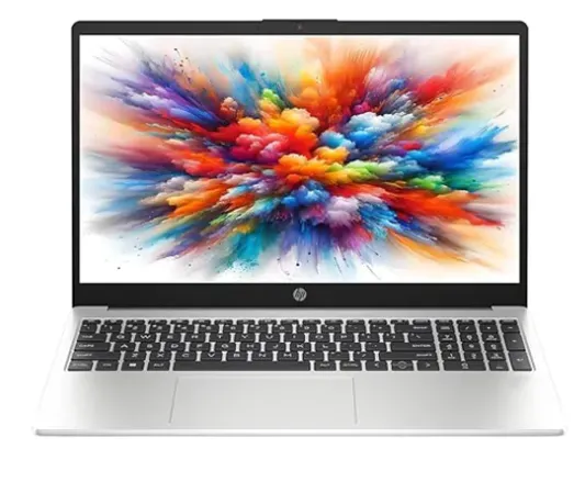 HP 250 G10 Laptop, Intel Core 5 120U Processor, 8GB RAM, 512GB SSD, 15.6" FHD Display, DOS, English & Arabic Keyboard, 1 Year Warranty | D36D0AT-ARB