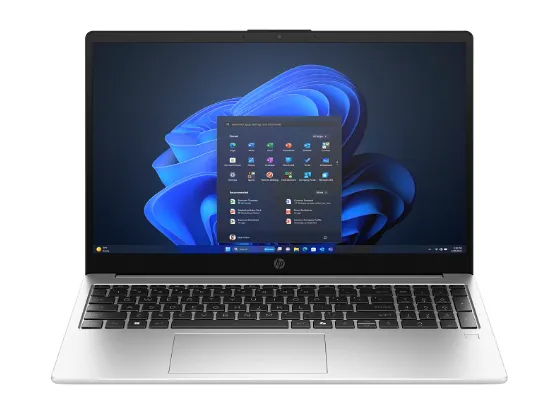 HP 250 G10 Laptop, Intel Core 7 150U Processor, 8GB RAM, 512GB SSD, Intel Iris Xe Graphics, 15.6" FHD Display, DOS, English & Arabic Keyboard, 1 Year Warranty | CT1H5ET