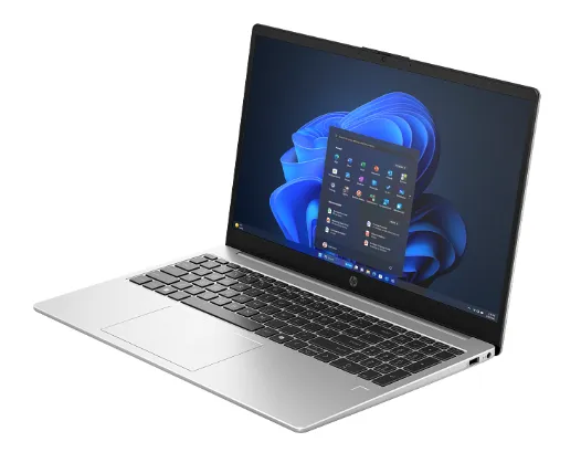 HP 250 G10 Laptop, Intel Core 7 150U Processor, 8GB RAM, 512GB SSD, Intel Iris Xe Graphics, 15.6" FHD Display, DOS, English & Arabic Keyboard, 1 Year Warranty | CT1H5ET