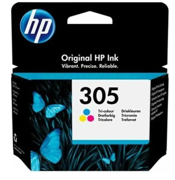 HP 305 Tri-color Original Ink Cartridge (3YM60AE)