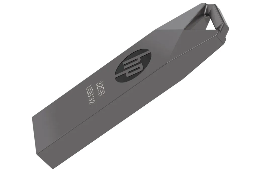 HP 335w 32GB USB 3.2 Flash Drive – Gunmetal, Capless Design 4