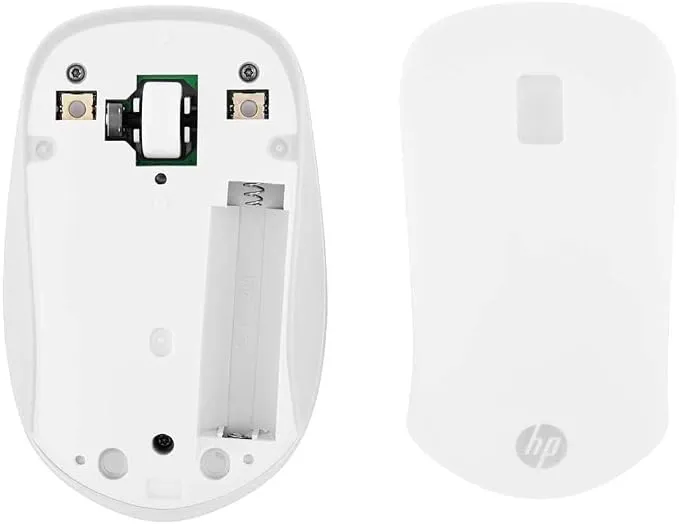 HP 410 Slim White Bluetooth Mouse, Bluetooth 5.0 Wireless Optical Mouse, 1200 DPI, Ambidextrous Design, 12-Month Battery Life 5