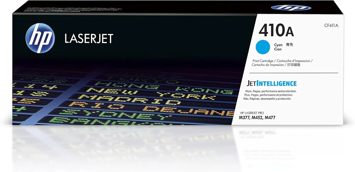 HP 410A Cyan Original LaserJet Toner Cartridge | CF411A
