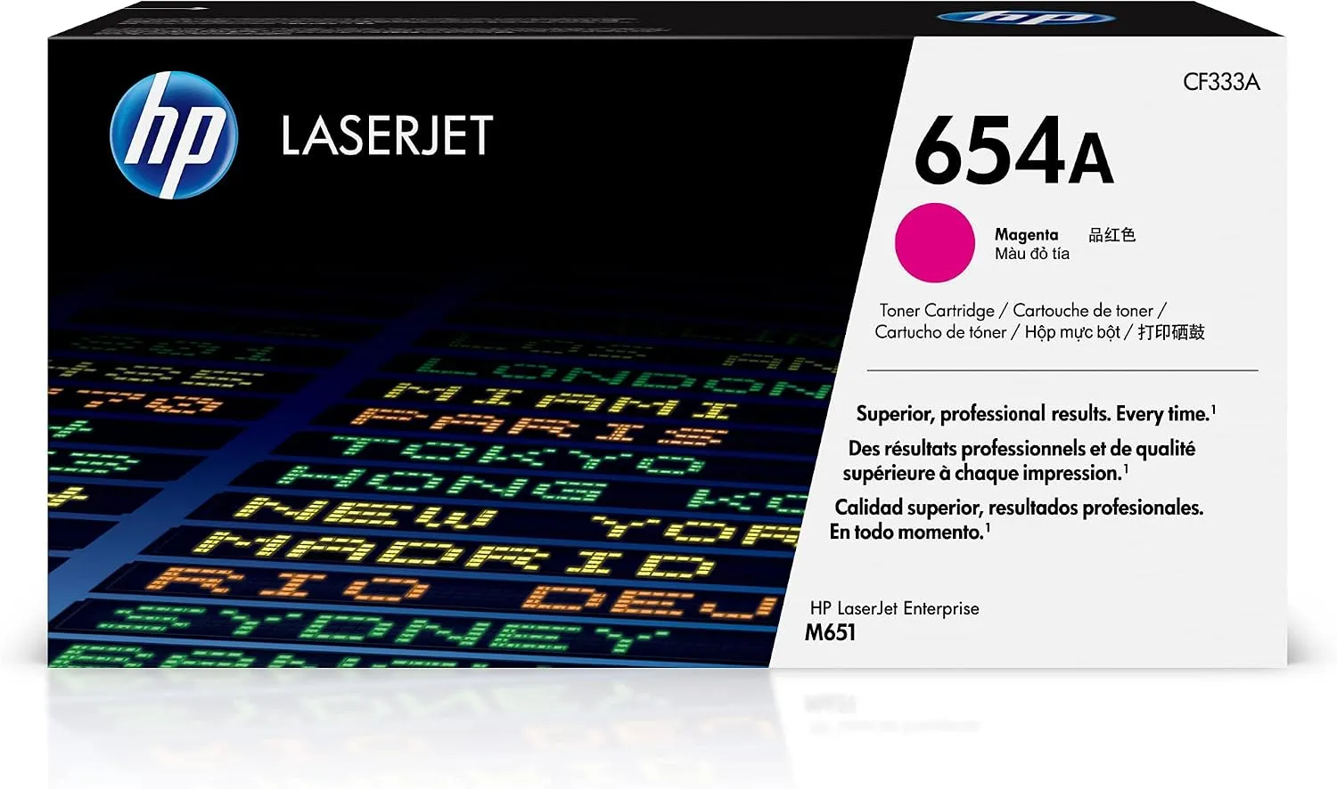 HP 654A Magenta LaserJet Toner Cartridge | CF333A