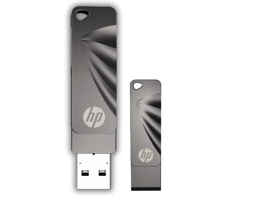 HP 762w 256GB USB 3.2 Flash Drive – Metal Body, Swivel Design 3