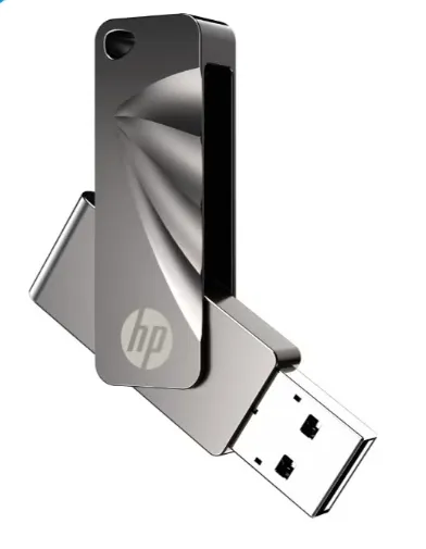 HP 762w 512GB USB 3.2 Flash Drive – Metal Body, Swivel Design 4