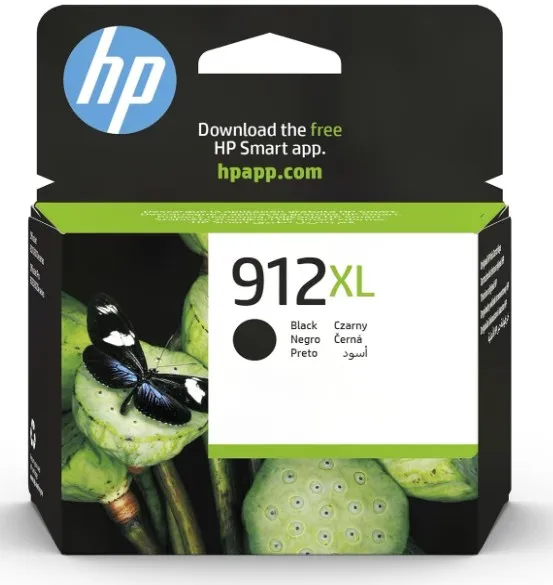 HP 912XL High Yield Black Original Ink Cartridge (3YL84AE)