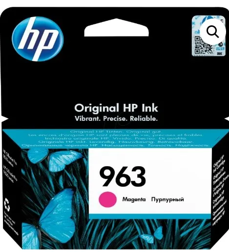 HP 963 Magenta Original Ink Cartridge|Magenta|700 pages|HP OfficeJet Pro 9010, 9013, 9020, 9023|3JA24AE