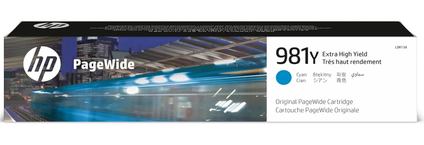 HP 981Y | PageWide-Cartridge Extra High Yield | Cyan | L0R13A