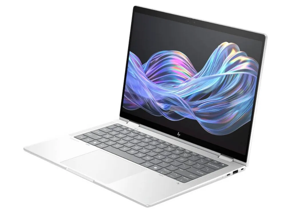 HP EliteBook X Flip G1i 14 Next Gen AI Laptop, 14" WUXGA IPS Touch Display, Intel Core Ultra 7 256V, 32GB RAM, 1TB SSD, Intel Arc Graphics, English-Arabic Keyboard, Windows 11 Pro, Silver | B69FLET 2