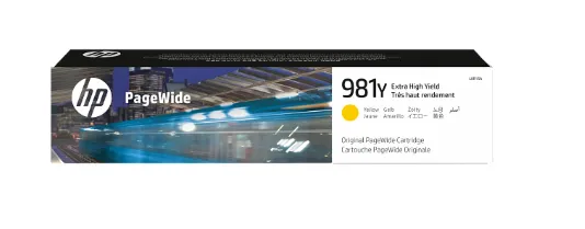 HP L0R15A 981Y Extra High Yield Original PageWide Cartridge, Yellow, Single Pack