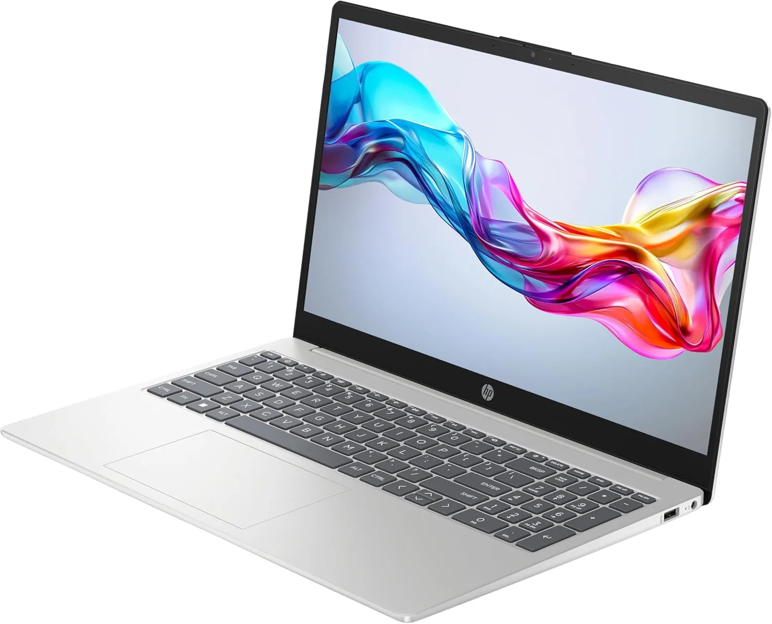 HP Laptop 15-fd1003ne, Windows 11 Home, 15.6", Intel® Core™ Ultra 5, 16GB RAM, 512GB SSD, FHD, Natural silver 2