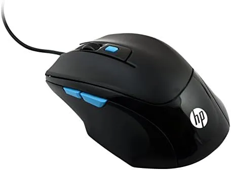 HP M150 Wired Gaming Mouse, USB Optical Mouse, High-Precision Tracking, 3-Button Design, Black 4