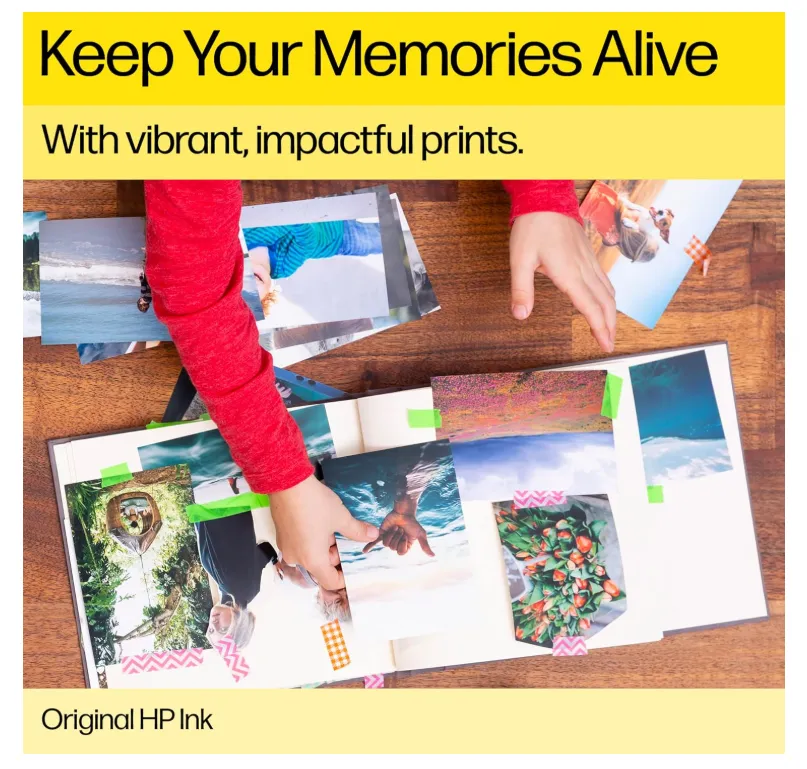 HP N9J71AE 62 Original Ink Cartridges, Black and Tri-color, Multipack, 2 Count (Pack of 1) 2