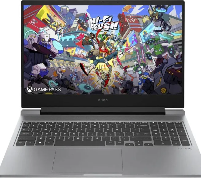 HP OMEN 16-ae0075cl Gaming Laptop, 16.1" FHD IPS 144Hz Display, Intel Core i7-14700HX, 16GB RAM, 1TB SSD, GeForce RTX 4070 8GB GPU, English Keyboard, Windows 11 Home, Meteor Silver | AM9B3UA#ABA