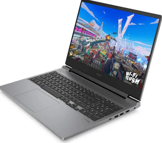 HP OMEN 16-ae0075cl Gaming Laptop, 16.1" FHD IPS 144Hz Display, Intel Core i7-14700HX, 16GB RAM, 1TB SSD, GeForce RTX 4070 8GB GPU, English Keyboard, Windows 11 Home, Meteor Silver | AM9B3UA#ABA
