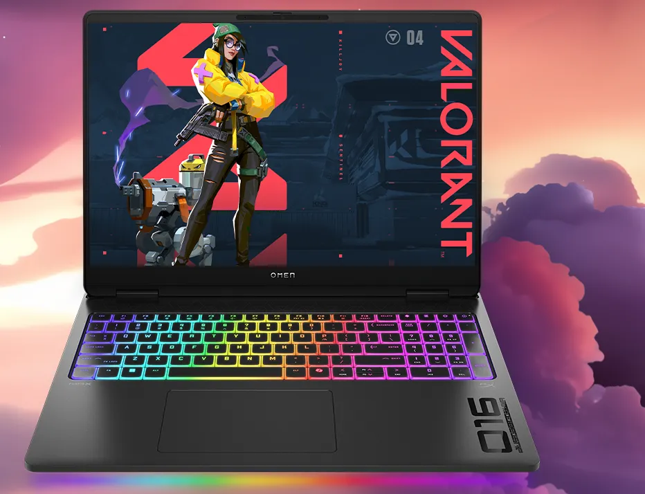 HP OMEN MAX 16-ah0014ne AI Gaming Laptop, Intel Core Ultra 9 275HX Processor, 64GB RAM, 2TB SSD, 16GB Nvidia RTX 5080 Graphics, 16" WQXGA 240Hz Display, Windows 11 Home, Backlit RGB English & Arabic Keyboard, 1 Year Warranty | BF7F4EA