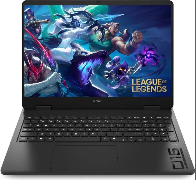 HP OMEN Slim 16-an0021ne Gaming Laptop, 16" 2K 165Hz IPS Display, Intel Core Ultra 7 255H, 16GB RAM, 1TB SSD, GeForce RTX 5060 8GB, Backlit Keyboard, Shadow Black | D13PYEA#ABV
