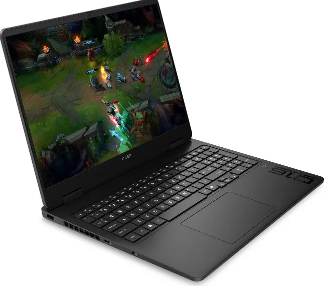 HP OMEN Slim 16-an0021ne Gaming Laptop, 16" 2K 165Hz IPS Display, Intel Core Ultra 7 255H, 16GB RAM, 1TB SSD, GeForce RTX 5060 8GB, Backlit Keyboard, Shadow Black | D13PYEA#ABV 3