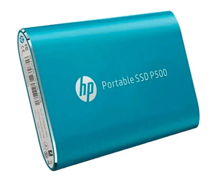 HP P500 1TB Portable External SSD Blue – USB Type-C, Up to 420MB/s Read & 260MB/s Write 3