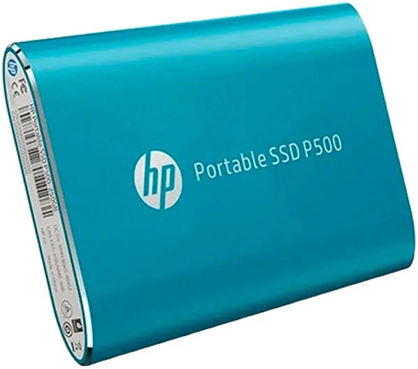 HP P500 Portable External Solid State Drive, 1 TB Capacity, 420 Mb/s Read Speed, 260 Mb/s Write Speed, 3D NAND Flash Technology, Blue | 1F5P6AA 4