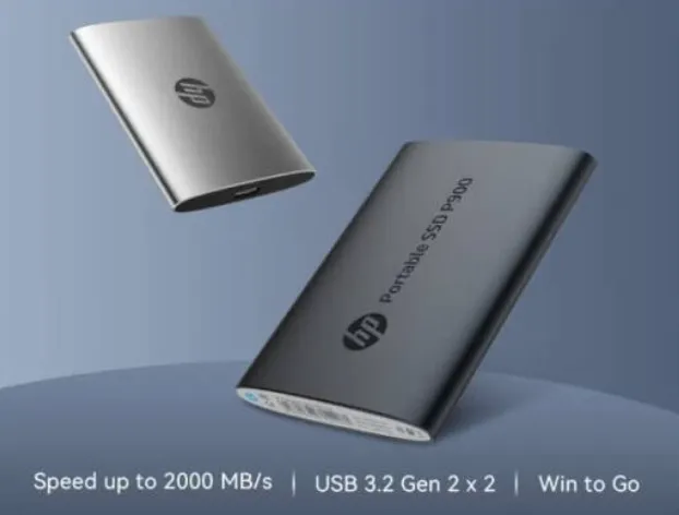 HP P900 1TB Portable External SSD Green – USB 3.2 Gen2x2 Type-C, Up to 2000MB/s Read & Write 3