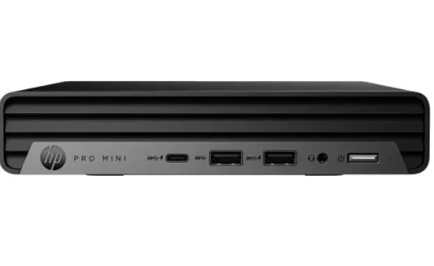 HP Pro Mini 400 G9 Desktop Computer, Intel Core i7-14700T, 8GB RAM, 512GB SSD, Intel UHD Graphics 770, No OS, Black | 937Q9EABH5 / A54X6ET
