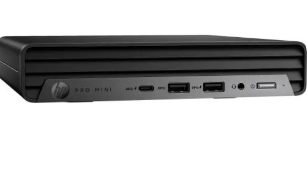 HP Pro Mini 400 G9 Desktop Computer, Intel Core i7-14700T, 8GB RAM, 512GB SSD, Intel UHD Graphics 770, No OS, Black | 937Q9EABH5 / A54X6ET 3