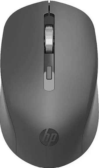 HP S1000 Plus Wireless USB Mouse, 2.4GHz Wireless Dongle, Up to 1600 DPI, Optical Sensor, Ambidextrous Design, Silent Clicks, Black | 7YA12PA