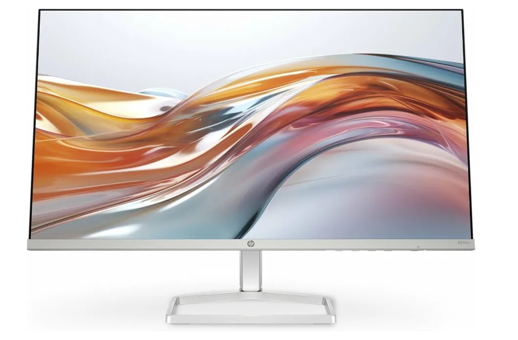 HP Series 5 524SW Monitor, 24" FHD IPS Display, 100Hz Refresh Rate, 5ms (GtG with Overdrive) Response Time, Tilt Adjustable, 3-Sided Micro-Edge Bezel, 16.7m Colors, White/Silver | 94C21AA#ABB 4