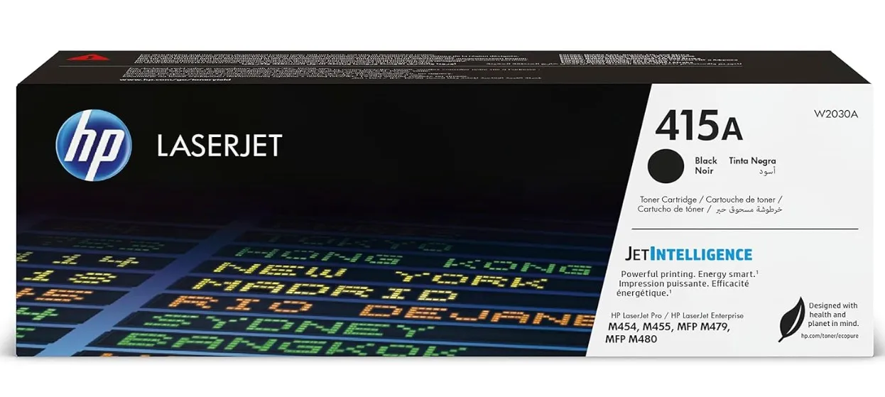 HP W2030A 415A Original Laserjet Toner Cartridge, Black, Single Pack