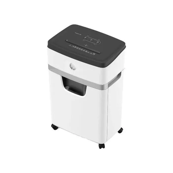 HP W2518CC 25L Cross Cut Paper Shredder with P-4 Security Level, 18 Sheet Capacity, Auto Reverse Function, Overheat Protection, Office Document Shredder,