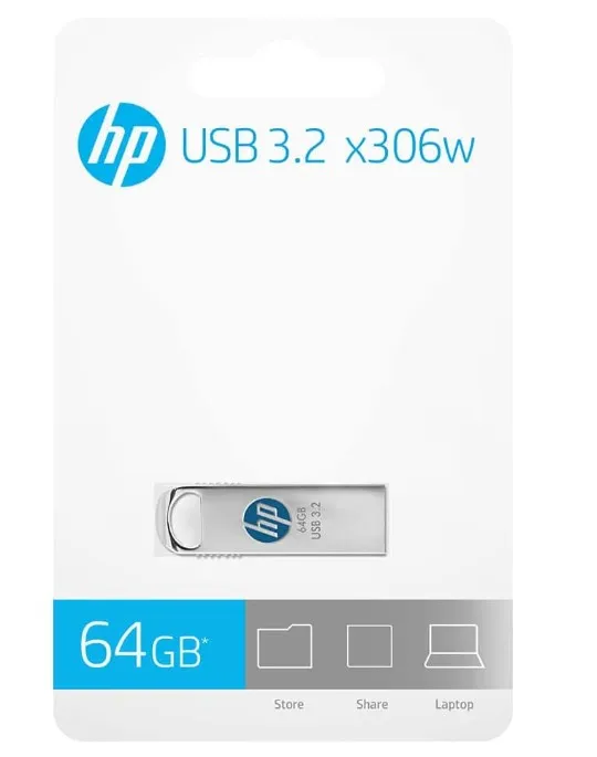 HP x306w 64GB USB 3.2 Flash Drive | HPFD306W-64G 4