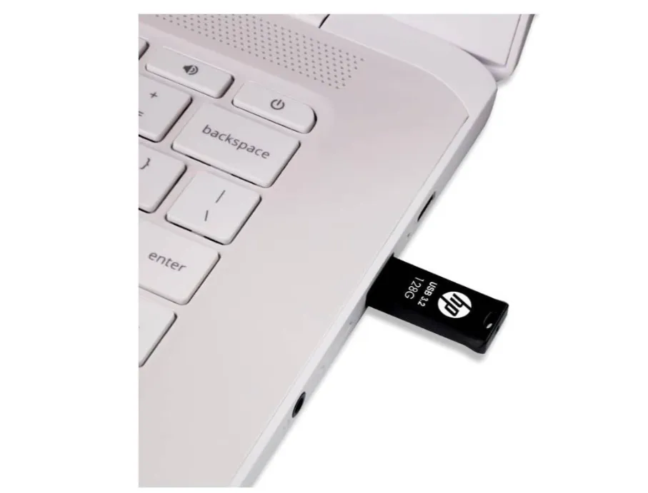 HP x307w 128GB USB 3.2 Flash Drive Type-A Portable Pen Drive Black – HPFD307W-128 3