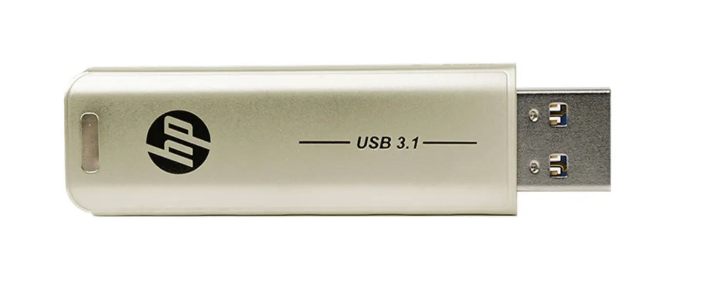 HP x796w 512GB USB 3.1 Flash Drive Type-A Metallic Pen Drive Silver Gold – HPFD796L-512G 2