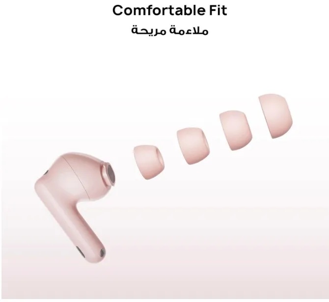 HUAWEI FreeBuds 7i Wireless Earbuds, Intelligent Active Noise Cancellation 4.0, Unlimited Spatial Audio, iOS & Android, Stable Clear Calls, 4 Ear Tips for Comfitable fit, Fast Charging, White 4