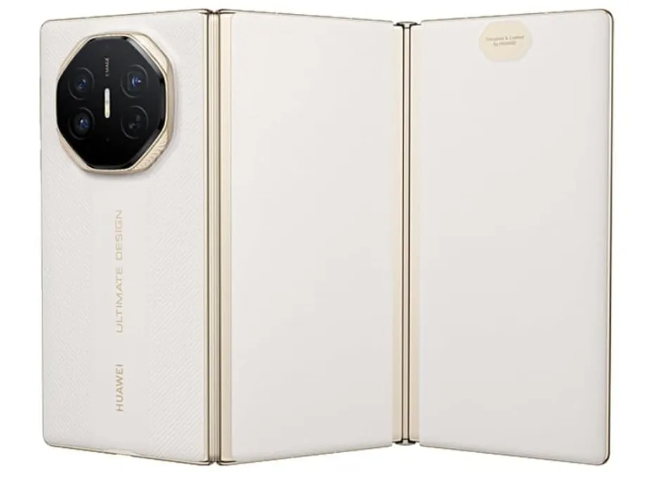 HUAWEI Mate XT Super Slim Tri-Fold Design Smartphone, 16GB+1TB, Advanced Precision Hinge System, Ultra Aperture XMAGE Camera, 10.2-inch Hi-Res HUAWEI X-True Display + MultiView in One, White (TDRA Version)