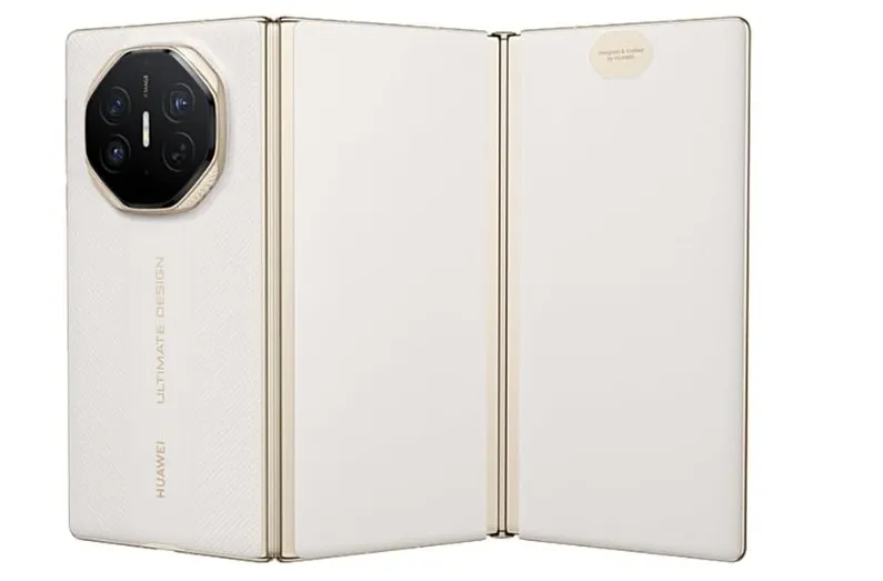 HUAWEI Mate XT Super Slim Tri-Fold Design Smartphone, 16GB+1TB, Advanced Precision Hinge System, Ultra Aperture XMAGE Camera, 10.2-inch Hi-Res HUAWEI X-True Display + MultiView in One, White (TDRA Version)