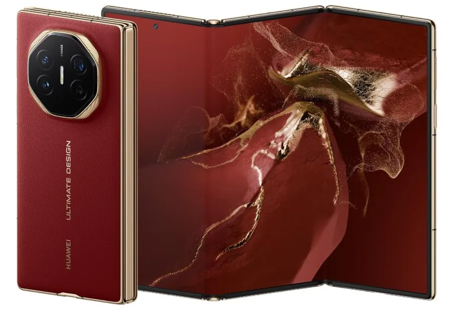 HUAWEI Mate XT Super Slim Tri-Fold Design Smartphone, 16GB+512GB, Advanced Precision Hinge System, Ultra Aperture XMAGE Camera, 10.2-inch Hi-Res HUAWEI X-True Display + MultiView in One, Red (TDRA Version)