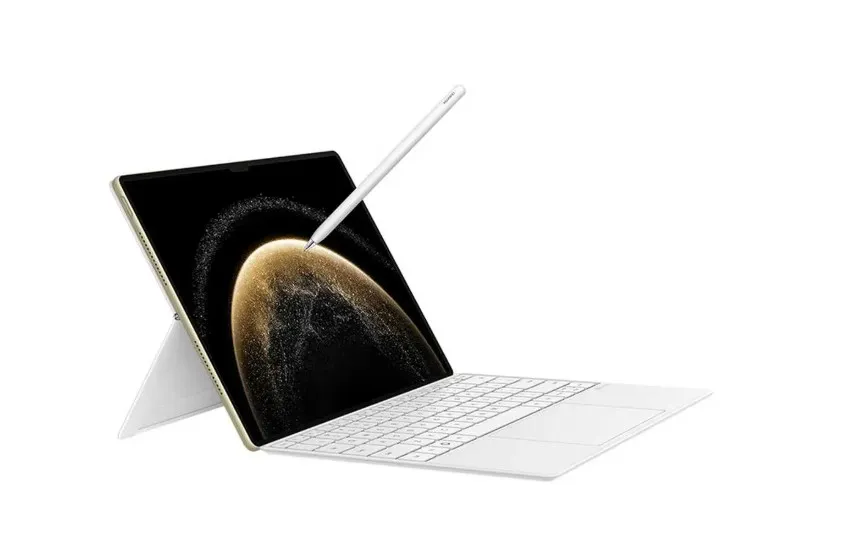 Huawei MatePad Pro 13.2 Tablet Wi-Fi 512 GB ROM / 12 GB RAM 13.2-inch Flexible OLED PaperMatte Display Gold WEBW09DK + Key board + Pen (TDRA Version) 2