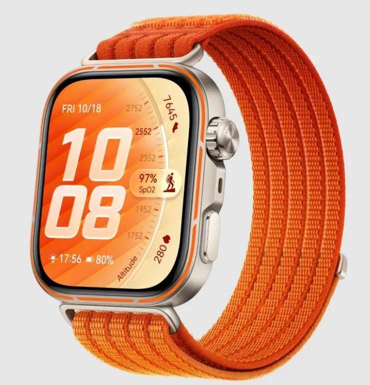 Huawei Watch Fit 5 Pro Smartwatch TDRA UAE Version Orange