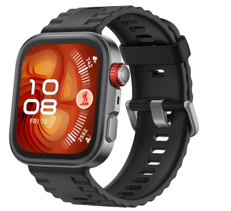 HUAWEI WATCH FIT4 Pro Smart Watch, 1.82” Display, Sapphire Glass &Titanium, GPS for Pro-Level Outdoor Sports, NFC, ECG Analysis, up to 10-Day Battery Life, iOS & Android, Black (TDRA Version)