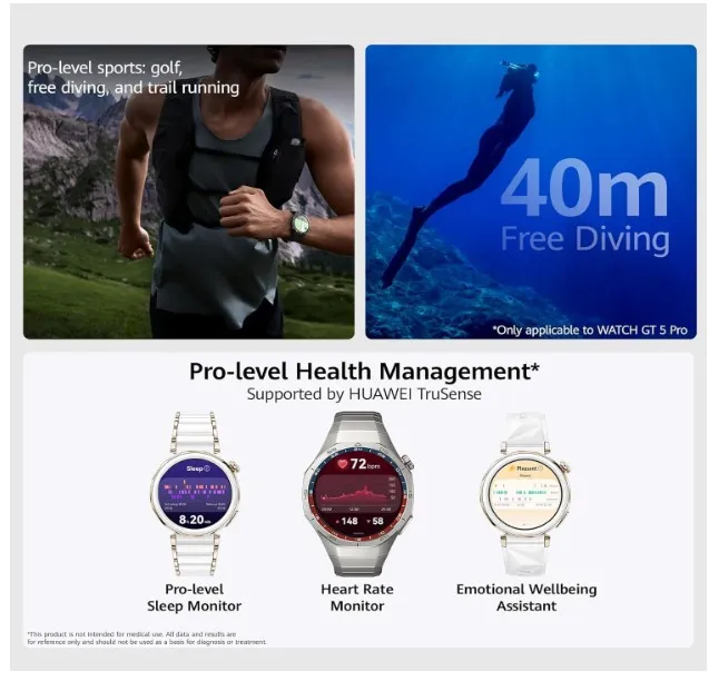 HUAWEI WATCH GT 5 Pro 42mm White Ceramic(TDRA Version) 4
