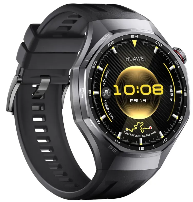 HUAWEI WATCH GT 6 Pro Smart Watch, 46mm, upto 21 days battery life, GPS Smart Watches with 100+ Sports Mode, Cycling, iOS & Android Compatible, ECG Analysis, Health Monitoring, Black 2
