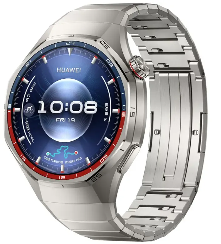 HUAWEI WATCH GT 6 Pro Smart Watch, 46mm, upto 21 days battery life, GPS Smart Watches with 100+ Sports Mode, Cycling, iOS & Android Compatible, ECG Analysis, Health Monitoring, Titanium