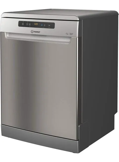 Indesit Freestanding Dishwasher 60 cm – DFO-3C23XUK (Silver/Inox)