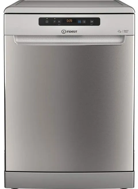 Indesit Freestanding Dishwasher 60 cm – DFO-3C23XUK (Silver/Inox)