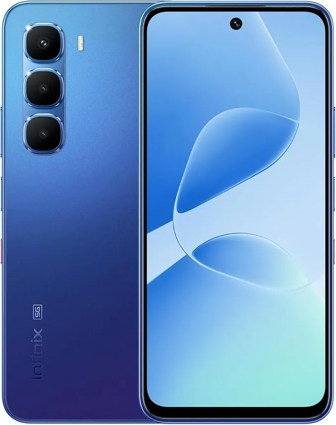 Infinix Hot 60 5G Smartphone 6GB RAM 128GB Storage Dual SIM – 120Hz Display, AI Camera, 5G Connectivity, Long-Lasting Battery, Android Smartphone