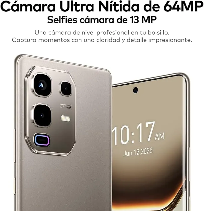 Infinix Note 50S 5G+ Smartphone 8GB RAM 256GB Storage Dual SIM – 5G Connectivity, AMOLED Display, AI Camera, Powerful Processor, Fast Charging, Premium Design 4